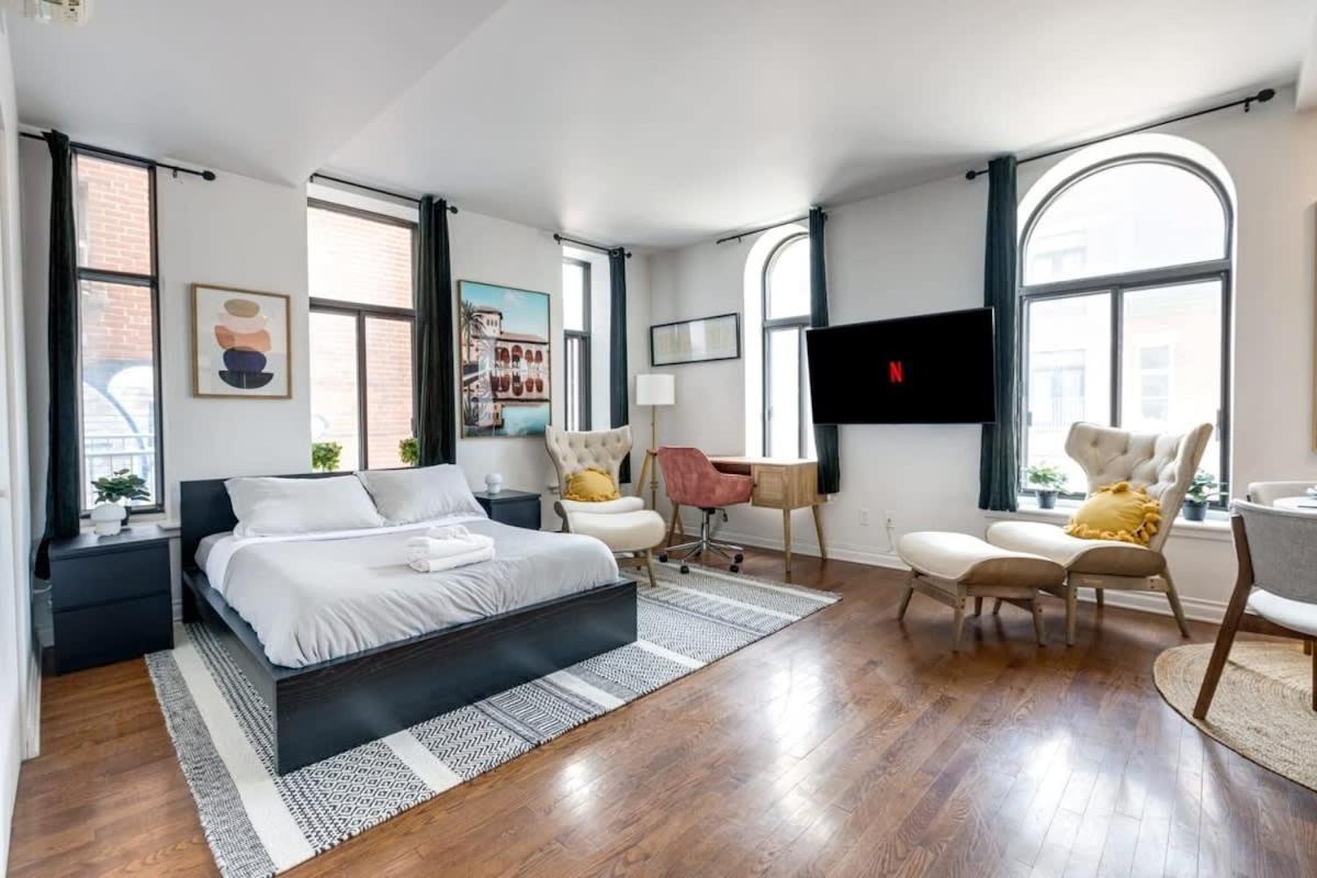 M11 Bright Studio In The Heart Of Mtl Монреаль Экстерьер фото